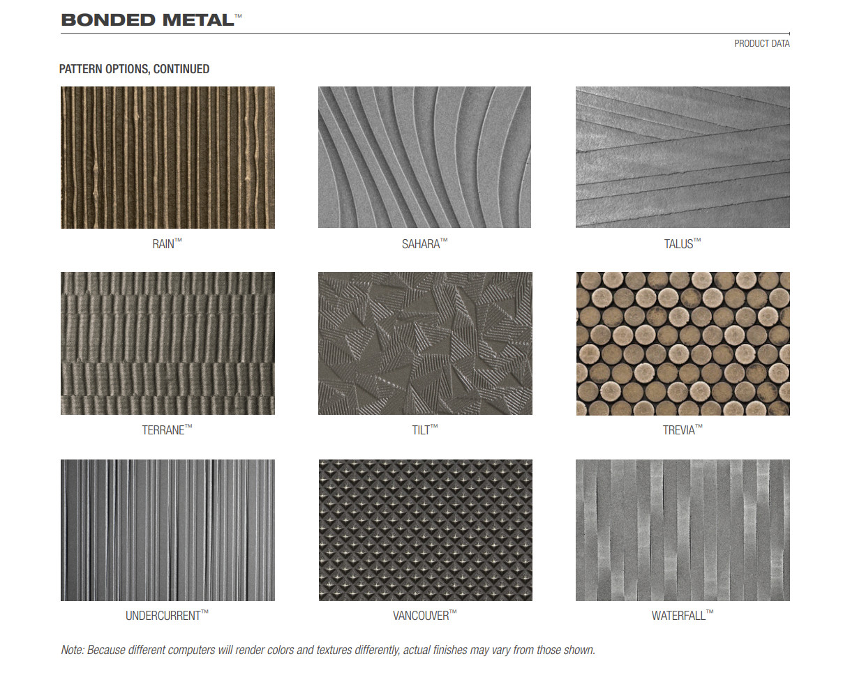 Bonded Metal | Architectural | Forms+Surfaces